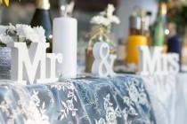 wedding photo - Mr and Mrs Sign Wedding Table Decoration Mr and Mrs Set Letter Sign Sweetheart table Photo Prop