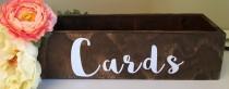 wedding photo - Wedding Card Box, Rustic Card Box, Wood Card Box, Wood Card Holder, rustic card holder, wedding card sign, card box, card holder, card sign