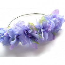 wedding photo - Flower Crown, Lavender Floral Crown