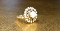 wedding photo - Antique Pearl Ring 
