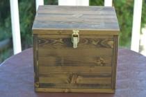 wedding photo - Large keepsake box, time capsule, baby memory box, anniversary box, decorative box, wooden box, legacy box