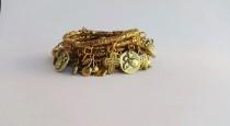wedding photo - Golden metal beads - golden jewelry - golden bracelets - amulet bracelet - Protection - stretch bracelets - charm jewelry - stacking set