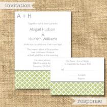 wedding photo - Printable Abigail Invitation Set