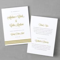 wedding photo - Download and Print Folded Wedding Program Template 