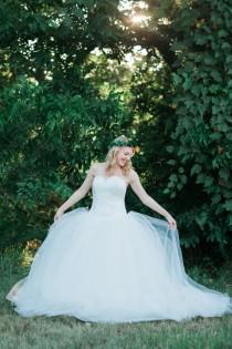wedding photo - Ballgown Wedding Dress with Dropped Waist - The Amoreena Dress