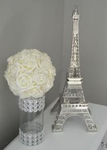 wedding photo - Eiffel Tower Centerpiece. Parisians Theme Decor. Paris Wedding Decor. French inspired centerpiece. Pick Your Color.