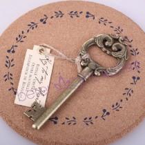 wedding photo -  Beter Gifts® Vintage Wedding Favor "Key to My Heart" Antique Bottle Opener BETER-WJ099