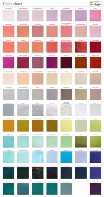 wedding photo -  Solid color chart / Fabric sample / Wedding Ties