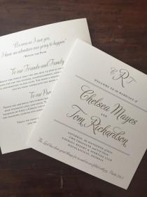 wedding photo - Traditional Wedding Programs // Gold and Cream // Purchase this Deposit Listing to Get Started