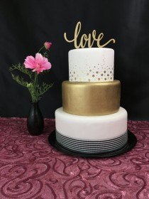 wedding photo -  Love Cake Topper, Wedding Cake Topper, Cake Topper For Wedding, Wedding Cake, Trending Cake Topper, Silver Wedding Decor, Gold Wedding Decor