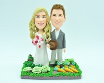 wedding photo -  Custom wedding cake topper, personalized cake topper, Bride and groom cake topper, Mr and Mrs cake topper