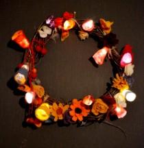 wedding photo - Lightup Wreath, Light up wreath, Christmas wreath, Xmas wreath, Holiday wreath,  Battery operated