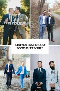 wedding photo - 44 Stylish Gay Groom Outfits That Inspire - Weddingomania