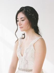 wedding photo - Grace // Headpiece With Crystals and Pearls