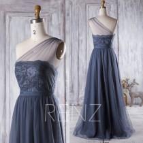 wedding photo - 2016 Navy Blue Bridesmaid Dress, Lace Sweetheart Illusion Wedding dress, A Line Mesh Prom Dress, Long Evening Gown Floor Length (HS269)