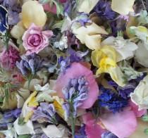 wedding photo - Dry Flowers, Wedding Confetti, Pastel, Flowers, Fragrant Lavender,  Wedding Decorations, Aisle Decor, Table, Petals, Real, Lilac, 8 US Cups