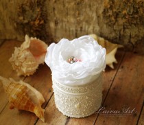 wedding photo -  Personalized Wedding Ring Bearer Pillows Box