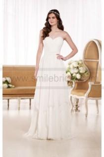 wedding photo -  Essense of Australia Simple Wedding Gowns Style D1799 - Essense Of Australia - Wedding Brands