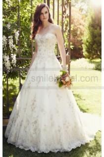 wedding photo -  Essense of Australia A-Line Wedding Dress Style D1757 - Essense Of Australia - Wedding Brands