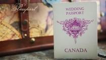 wedding photo - 50 Passport Destination Wedding Invitation
