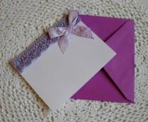 wedding photo - Wedding Invitaion Crochet Cards