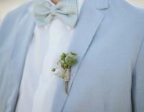 wedding photo - Five Boutonnieres To Show Your Quirky Wedding Day Style