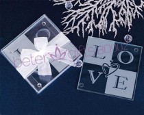 wedding photo -  Beter Gifts®  #ChristmasOrnaments #MerryChristmas #PartyDecor  Xmas Presents  Love Coaster Wedding Guest Souvenirs