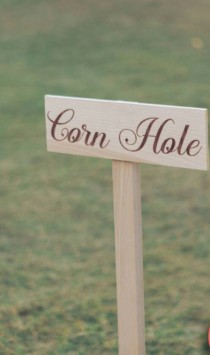 wedding photo - Wood Signs - Lawn Games