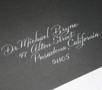 wedding photo - Wedding Calligraphy Envelope Addressing, Calligraphy Service,  Informal Script