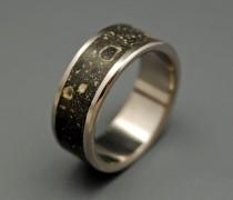 wedding photo - Titanium Concrete Wedding Ring, Unique Wedding Ring, Mens Rings, Womens Rings, Eco-Friendly Rings - CONCRESCO