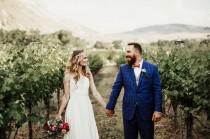 wedding photo - Intimate Bohemian Vineyard Wedding in Colorado