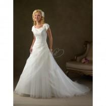 wedding photo - Bliss Modest Bridal by Bonny - Style 2105 - Elegant Wedding Dresses