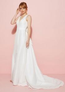 wedding photo - Bariano You May Now Bliss the Bride Maxi Dress in White
