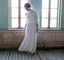 wedding photo - Edwardian Ready Made Lingerie Dress Made by The Waldorf Size XS