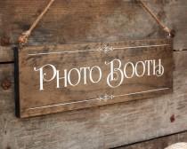 wedding photo - Rustic Chic Wedding "Photo Booth" Wood Photo Prop Sign for your Country, Western, Outdoor, Garden, Urban Wedding Reception or Home Decor