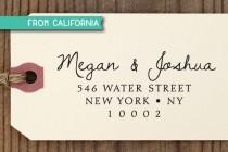 wedding photo - CUSTOM ADDRESS STAMP with proof from usa, Eco Friendly Self-Inking stamp, rsvp address stamp, custom stamp, calligraphy designer stamper 71