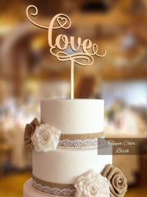 wedding photo -  Cake Decor. Love Cake Topper. Wedding Cake Topper. FNLV01. Wood Cake Topper Rustic. Cake topper wedding. Love cake topper for wedding.