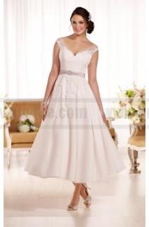 wedding photo - Essense of Australia Short Wedding Dress Style D1957