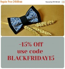 wedding photo -  Black Friday SALE 15%OFF mens bow tie men's gift mens bowtie wedding bow tie blue navy embroidered bow ties for men groomsman gift groom wed