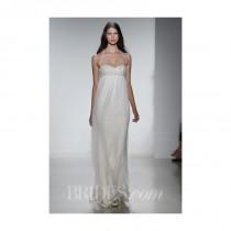 wedding photo - Christos - Spring 2014 - Madelaine Silk Chiffon Empire Wedding Dress with Pearl and Crystal Bodice - Stunning Cheap Wedding Dresses