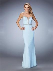 wedding photo -  Captivating With a Sheer Plunging Sweetheart beaded Chifon Prom Dress PD3328