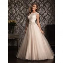 wedding photo - Allure Bridals 9022 Cap Sleeve Lace Ball Gown Wedding Dress - Crazy Sale Bridal Dresses