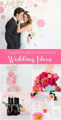 wedding photo - 5 Sophisticated Handmade Wedding Ideas You Can Create With Cricut - Belle The Magazine