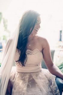 wedding photo - Silk tulle veil