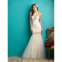 wedding photo - Allure Bridals 9263 Strapless Beaded Lace Mermaid Wedding Dress - Crazy Sale Bridal Dresses
