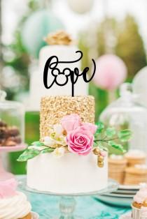 wedding photo - Mickey Wedding Cake Topper - Love Cake Topper