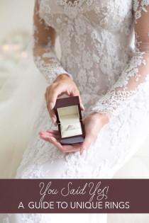 wedding photo - A Guide To Finding Unique Wedding and Engagement Rings