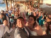 wedding photo - Capture your post-ceremony glow with a ceremony selfie