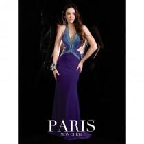 wedding photo - Purple Paris by Mon Cheri 116768  Paris Prom by Mon Cheri - Elegant Evening Dresses