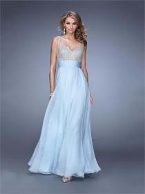 wedding photo -  A-line Sweetheart With Beaded Straps and Bodice Prom Dress PD3144